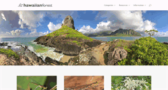 Desktop Screenshot of hawaiianforest.com